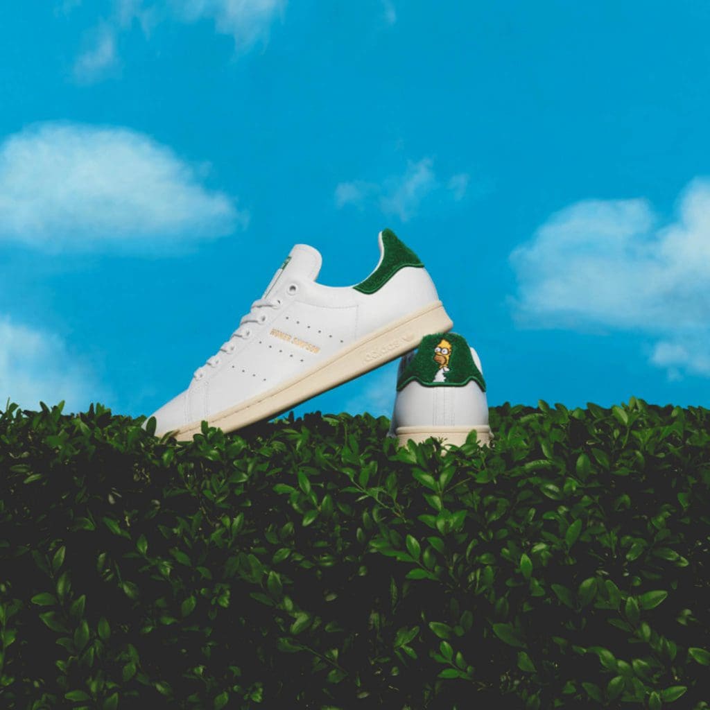 , Hier vind je de <strong>adidas Stan Smith Homer Simpson-sneakers</strong>