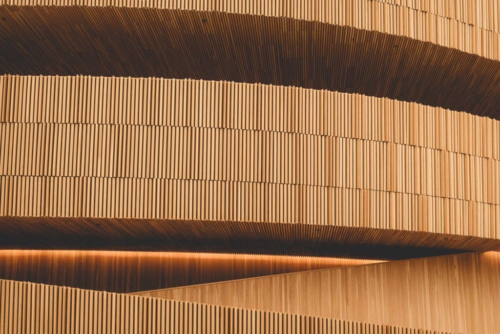 Heerlijke architectuur met hout als hoofdonderwerp