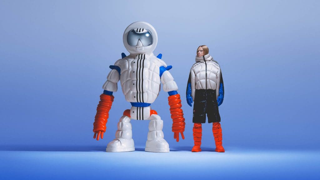 Moncler, <strong>Moncler x adidas:</strong> puffy op buitenaards niveau