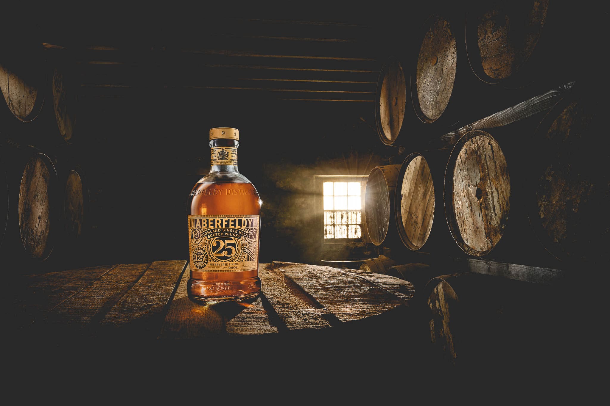Gouden touch: ABERFELDY viert 125-whisky-ervaring met exclusief gebottelde whisky