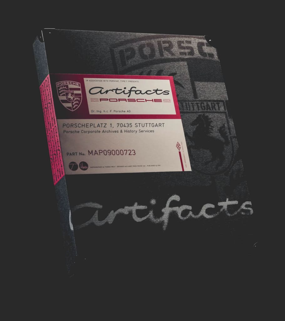 Porsche, <strong>75 jaar aan Porschekunst</strong> in visueel boek &#8216;Artifacts&#8217; verwerkt