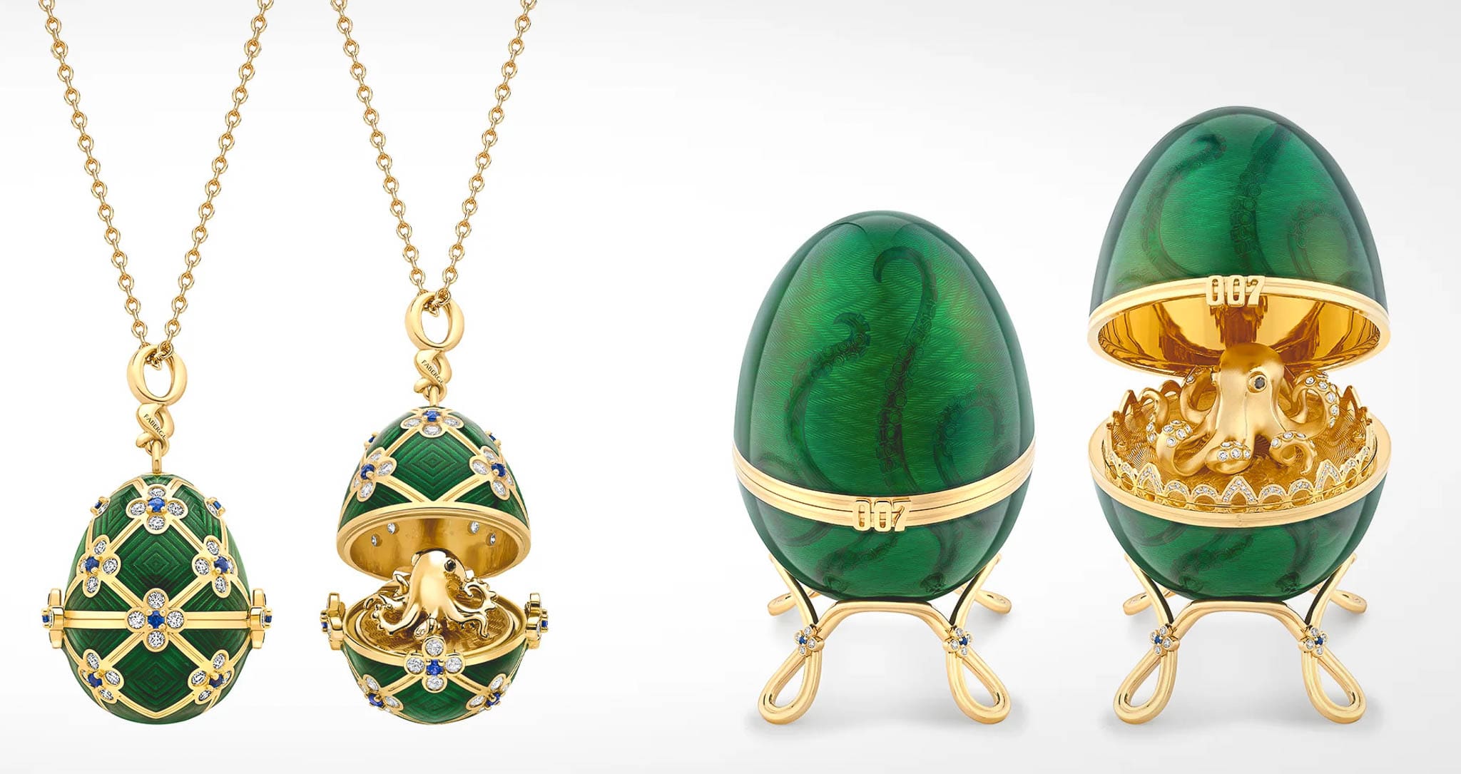 Het 007-ei van meer dan €135K: Octopussy Egg Objet