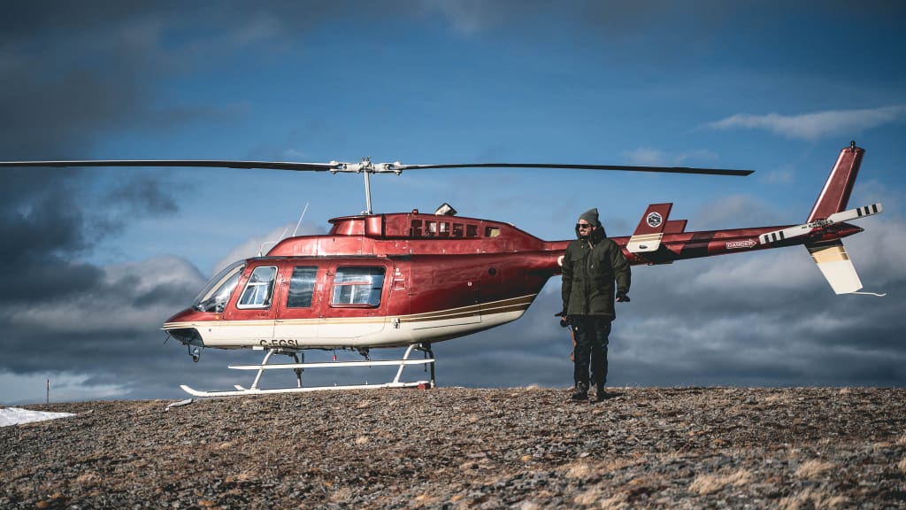 Fotoserie: een helikoptervlucht over de Rocky Mountains