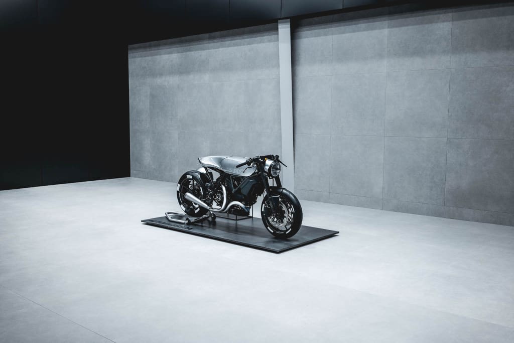 Ducati 1100 Scrambler als museumstuk op wielen