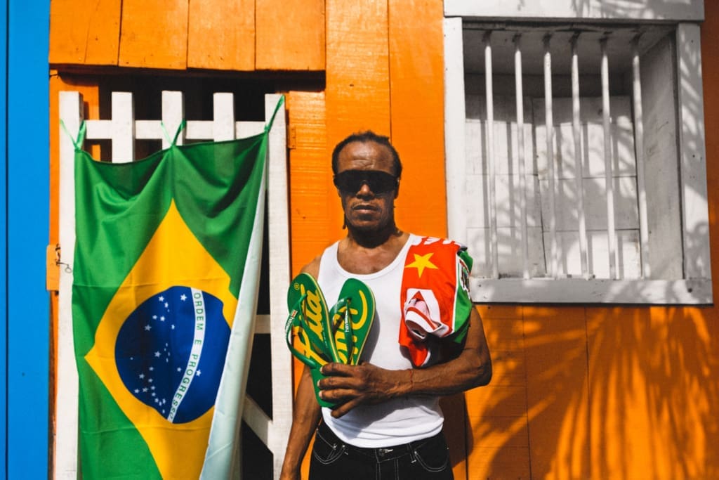 Edgar Davids voor Patta en Havaianas