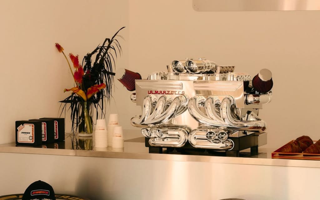 SUCUX V8: espresso krijgt een motorblok SUCUX V8: espresso krijgt een motorblok