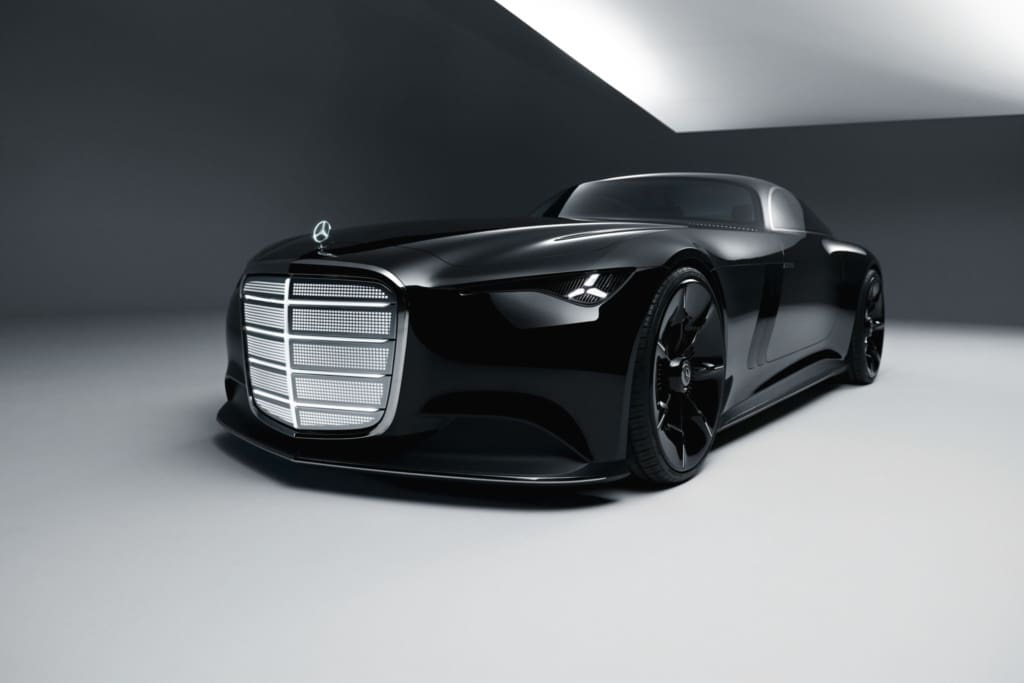 Elektrisch tijdreizen met de Mercedes-Benz Vision Iconic Elektrisch tijdreizen met de Mercedes-Benz Vision Iconic