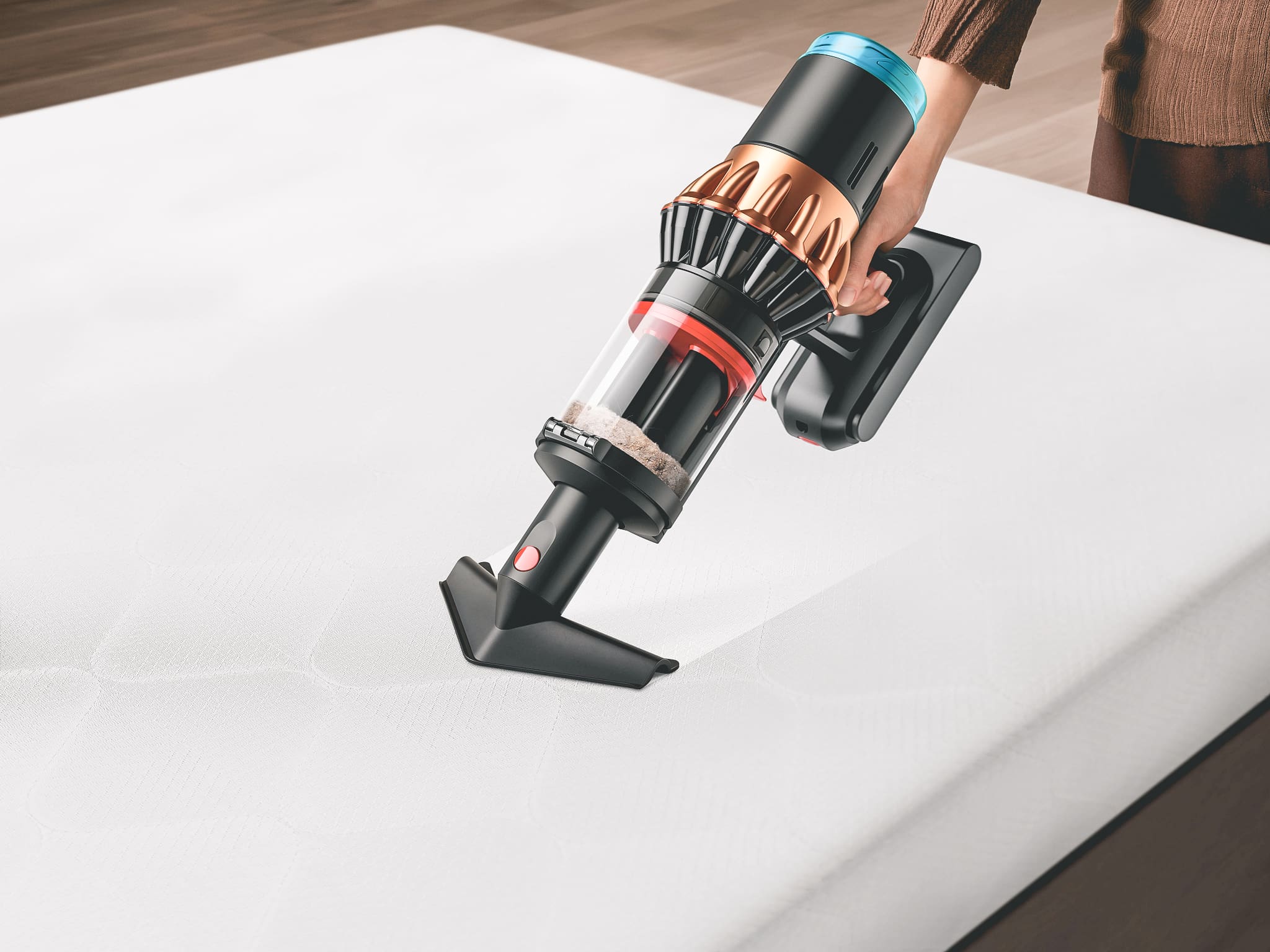 Dyson V16 Piston Animal, De <strong>Dyson V16 Piston Animal</strong> zuigt heel hard