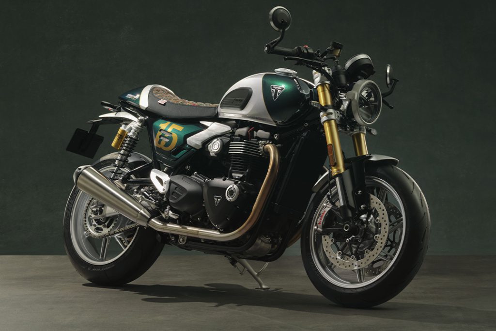 Triumph onthult unieke Speed Twin 1200 Cafe Racer voor 15 jaar DGR