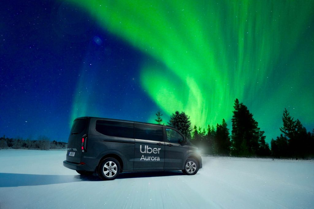 Uber lanceert bizarre noorderlicht-ervaring in Lapland