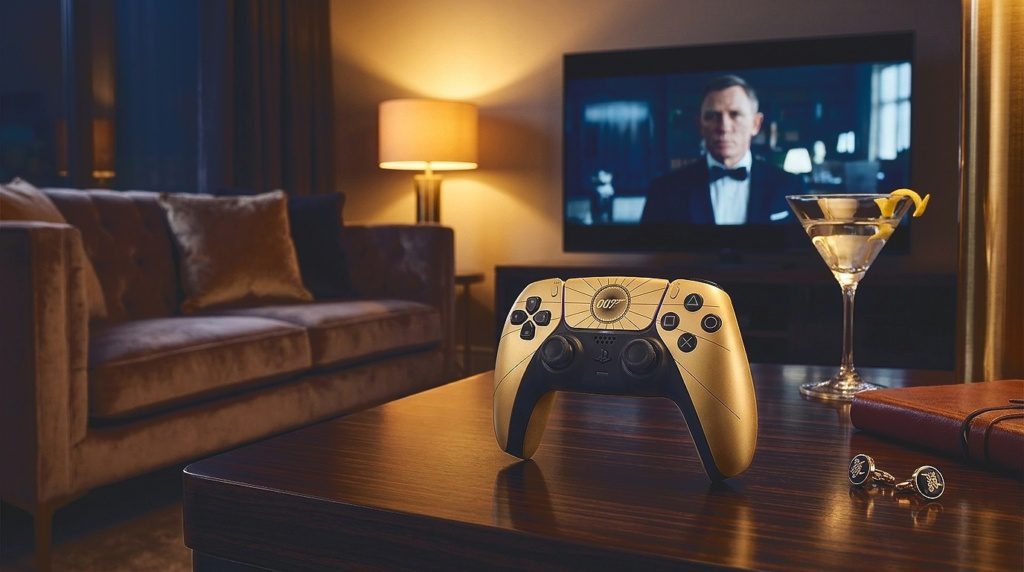 Deze gouden 007 PS5 controller wil je als Bond-fan