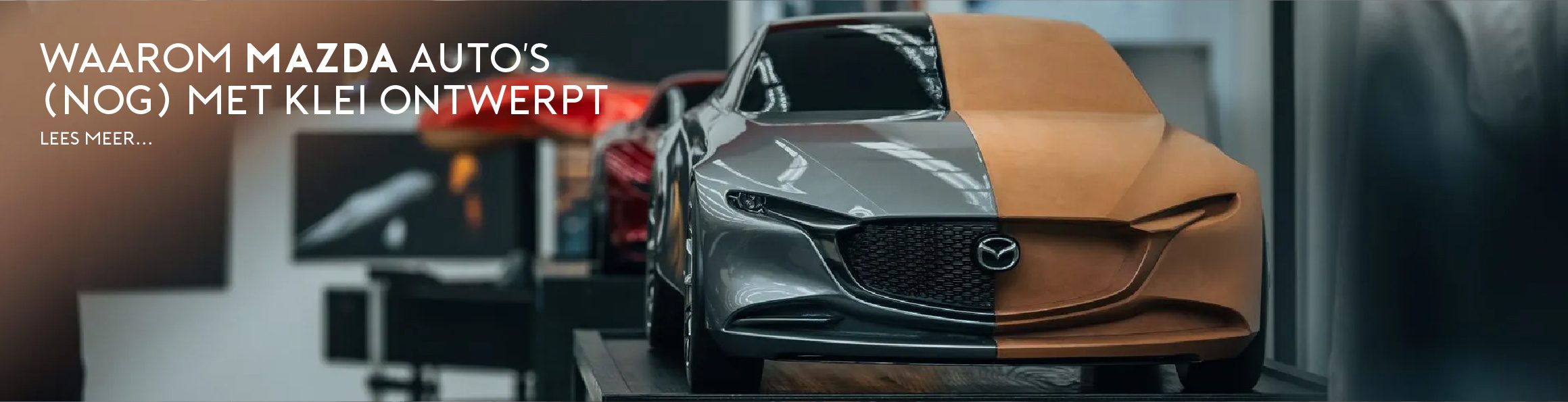 Fotoreportage: Waarom Mazda auto's nog met klei ontwerpt