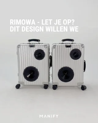 Het begon allemaal via IG DM, daarna heeft de creativiteit het overgenomen. @robertgallardo en @addictedtothephone zijn losgegaan op een kofferdesign 3.0. 🔈 @rimowa - kijk je mee?

Misschien moet er wel een extra koffer mee voor je spullen… Maar hé, we zijn de moeilijkste niet. 🧳

📸: @robertgallardo // @addictedtothephone 

#design #suitcase #rimowa #designer