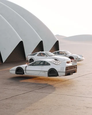 Een knipoog naar de toekomst, door @chrislabrooy. 🔮

📸: @chrislabrooy 

#ai #aiart #cars #future