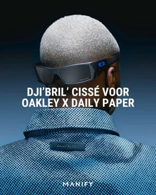 Daily Paper en Oakley. We hadden ‘m aan kunnen zien komen… Met de #collab maakt de iconische Gascan een comeback, en die wordt binnengekopt door stijlicoon @djibrilcisse1981. ⚽️

📸/🎥: @mariomezgo // @dailypaper // @oakley 

#dailypaper #oakley #sunglasses #djibrilcisse